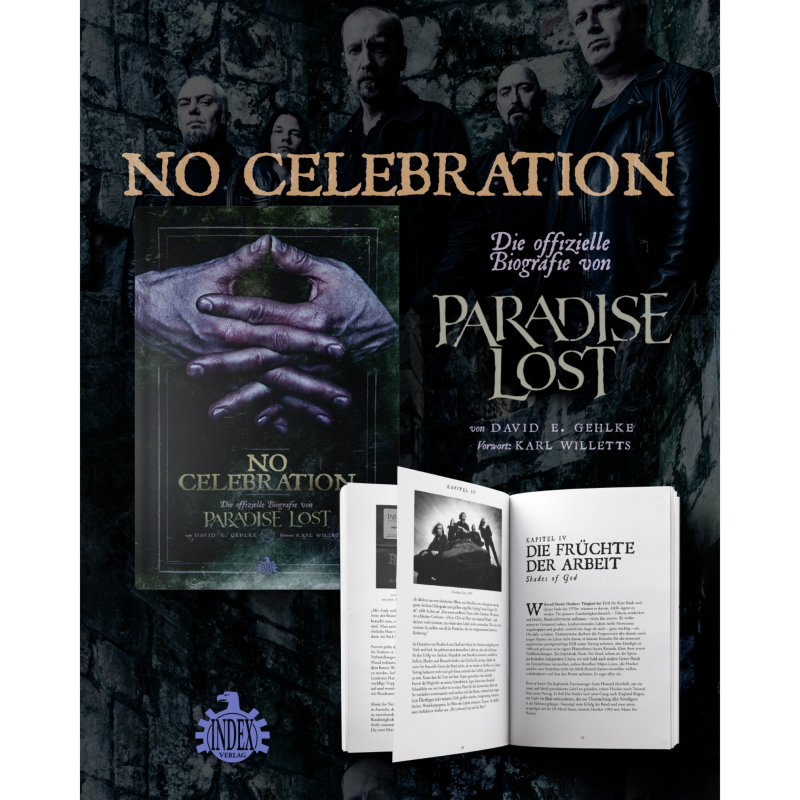 David E. Gehlke - No Celebration - Die offizielle Biografie von Paradise Lost 